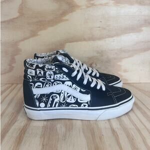 Vans Off The Wall - SK8 Hi Symbols - Sneakers - Black/White - Women's - 8